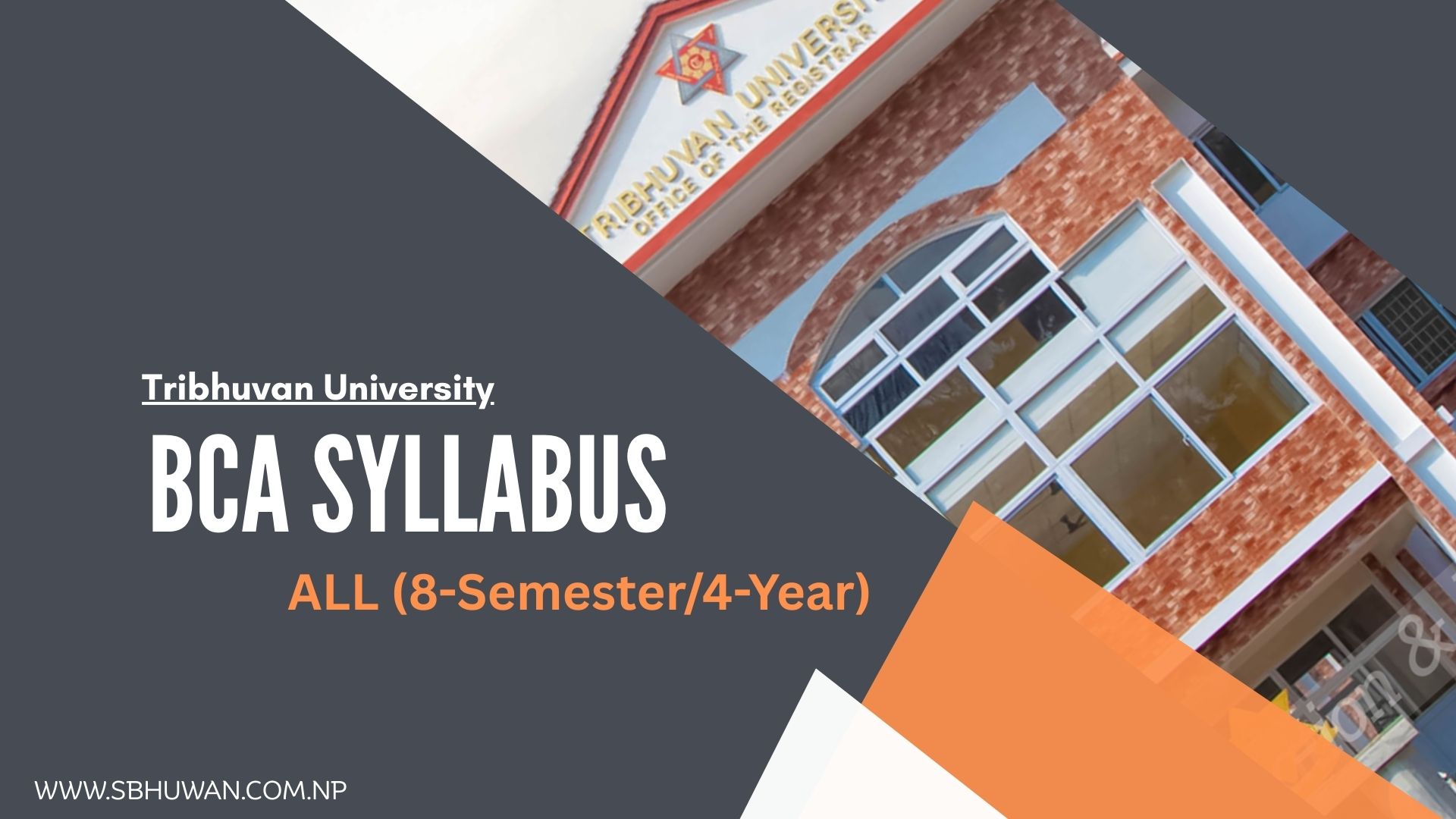 TU BCA Syllabus 2025 Updated – Complete 8 Semesters (Tribhuvan University) TU BCA Syllabus 2025 Updated – All 8 Semesters (Tribhuvan University)